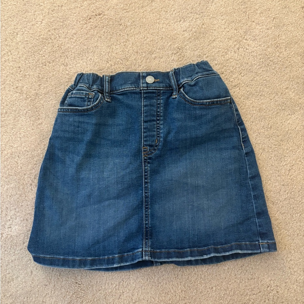 Uniqlo Dark Blue Denim Mini Skirt